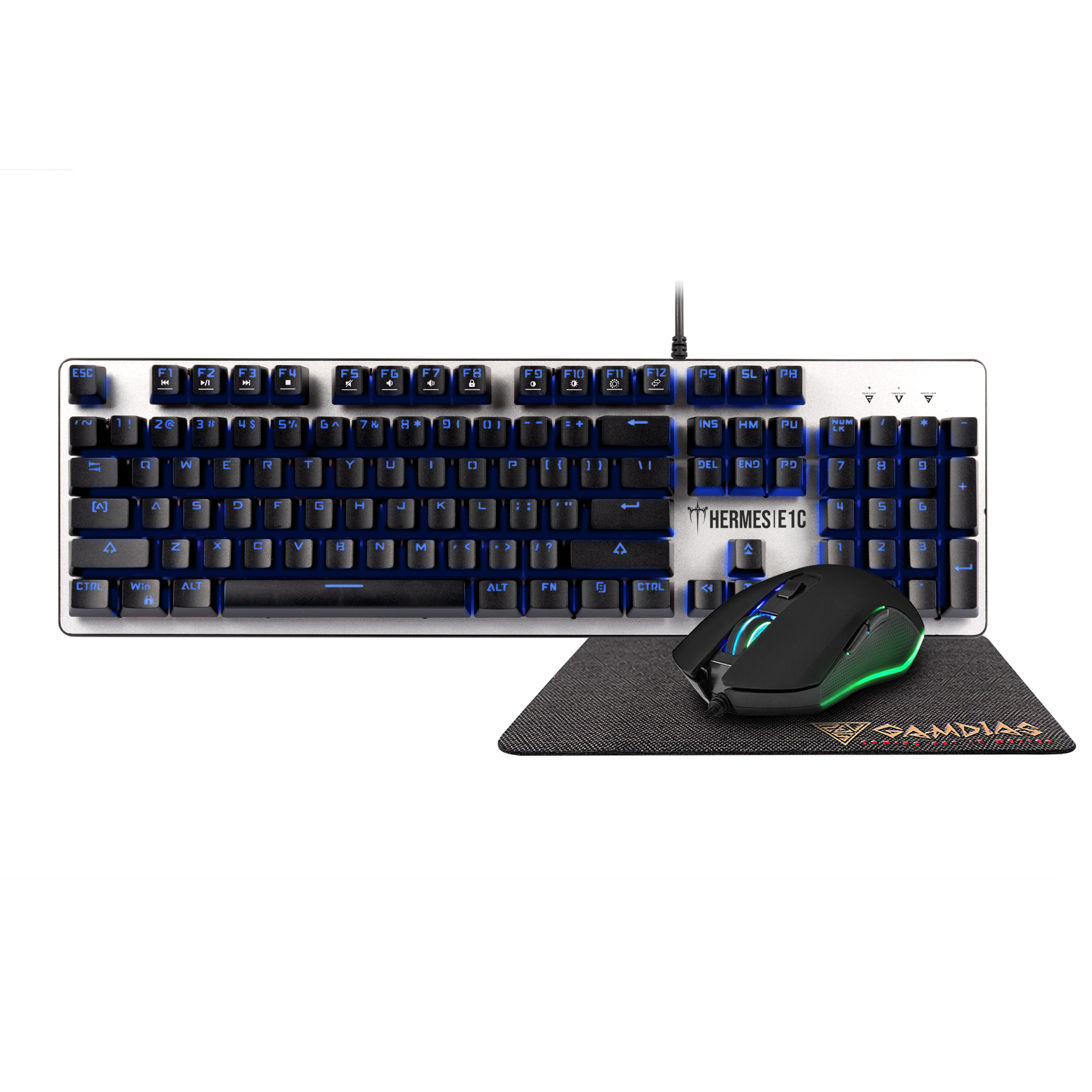 Gamdias HERMES E1C 3-IN-1 COMBO Keyboard and Mouse